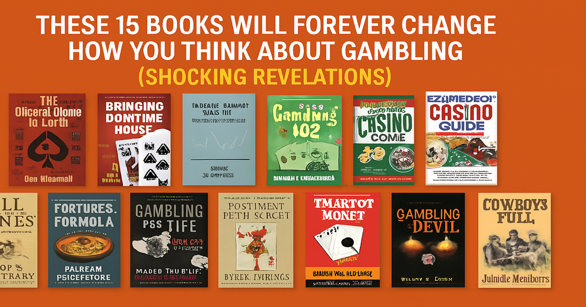 Gambling Addiction Experts Don't Want You to Read These 15 Books